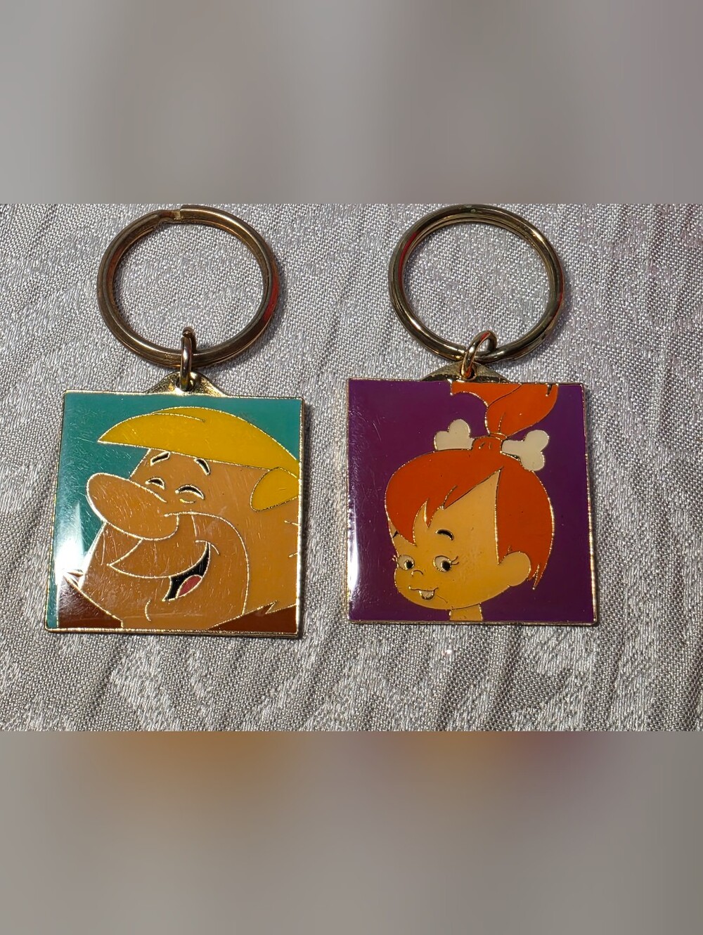 VTG 90's Flintstones Keychains